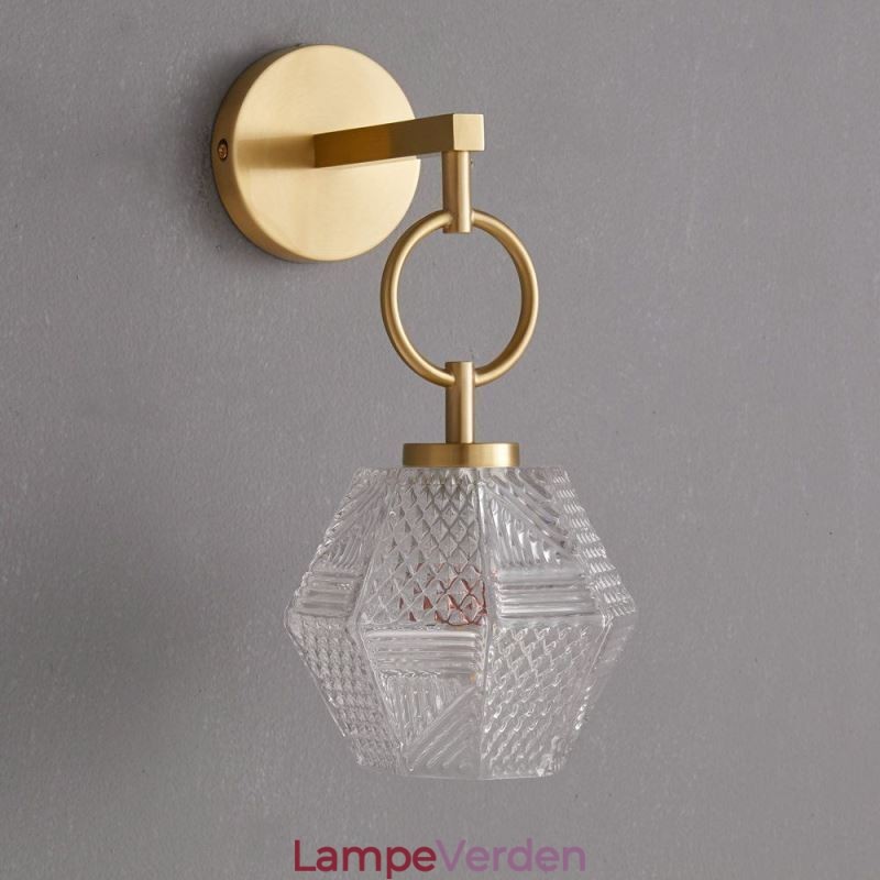 Moderne væglampe Kreativ væglampe i glas