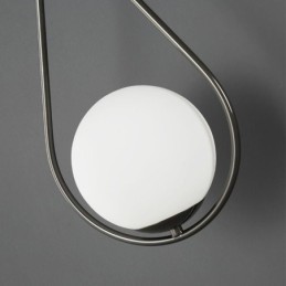 Moderne Globe Væglampe Glas Væglampe Sort Vanddråbe Væglampe