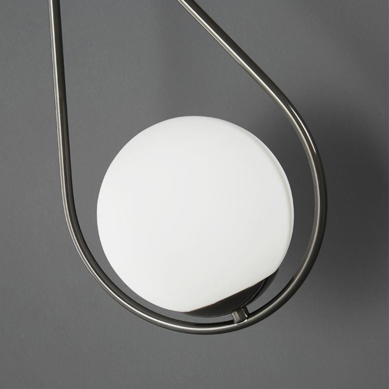 Moderne Globe Væglampe Glas Væglampe Sort Vanddråbe Væglampe