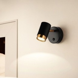 Moderne drejelig væglampe Minimalistisk Sconce Light Ganglampe