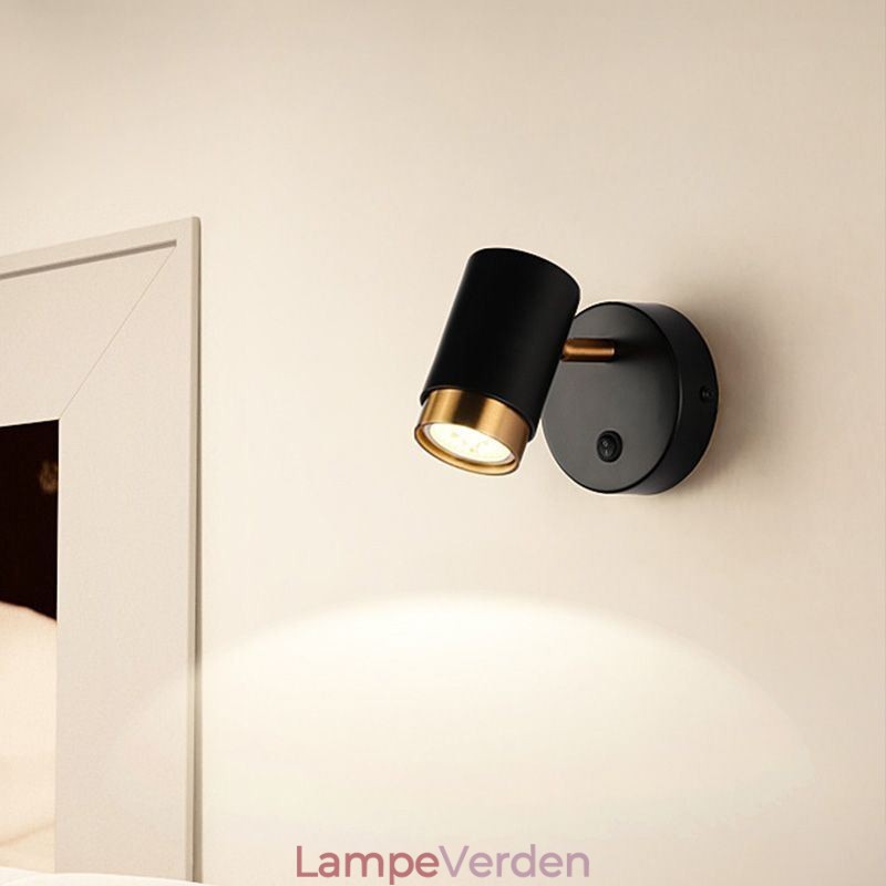 Moderne drejelig væglampe Minimalistisk Sconce Light Ganglampe