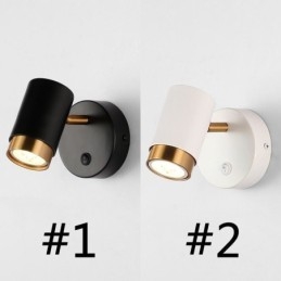 Moderne drejelig væglampe Minimalistisk Sconce Light Ganglampe