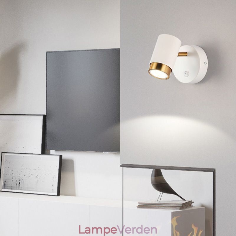 Moderne drejelig væglampe Minimalistisk Sconce Light Ganglampe
