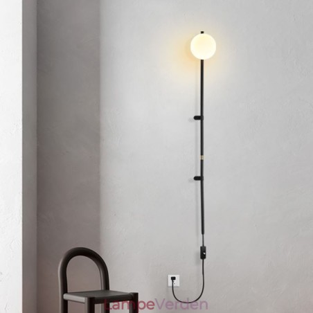 Globe Wall Sconce Lighting Mid Century Magic Bean væglampe med stik Globe Wall Sconce Lighting Mid Century Magic Bean væglampe med stik