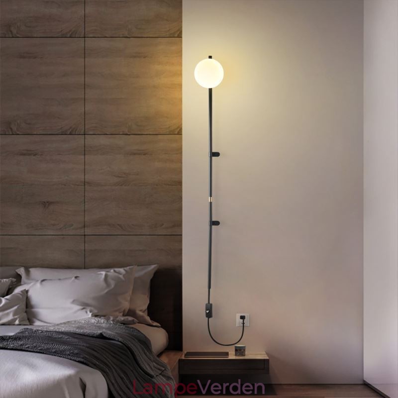Globe Wall Sconce Lighting Mid Century Magic Bean væglampe med stik