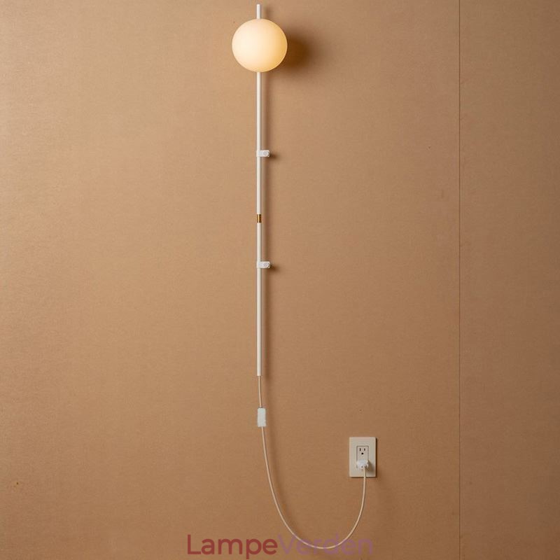 Globe Wall Sconce Lighting Mid Century Magic Bean væglampe med stik