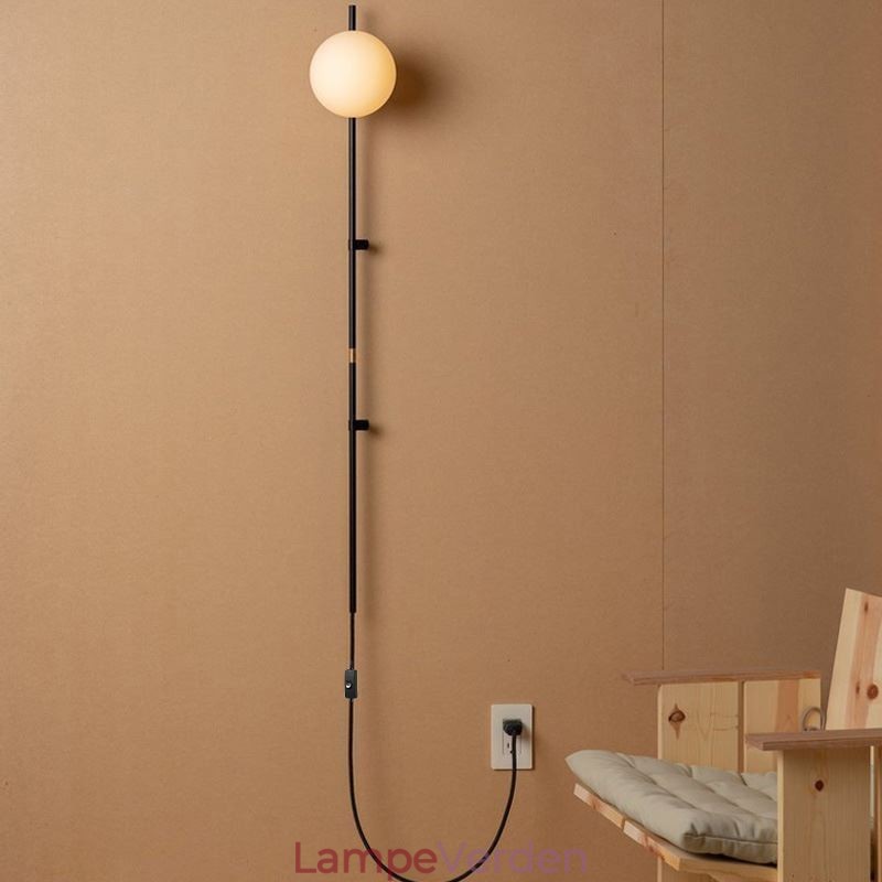 Globe Wall Sconce Lighting Mid Century Magic Bean væglampe med stik