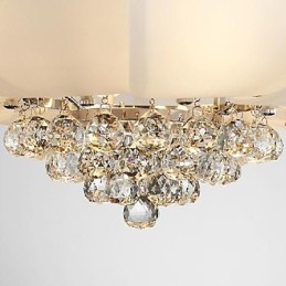 Moderne moderne traditionel klassisk rustik hytte vintage retro krystal galvaniseret metal lysekrone pendellampe