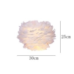 Creative Feather Væglampe Dekorativ Sconce Light