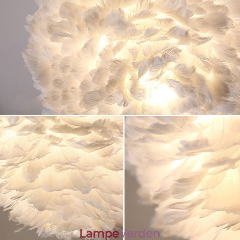 Creative Feather Væglampe Dekorativ Sconce Light