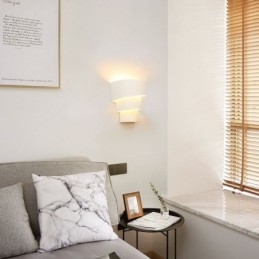 Moderne Minimalistisk Væglampe Spiral Kage Sconce Light Bedside