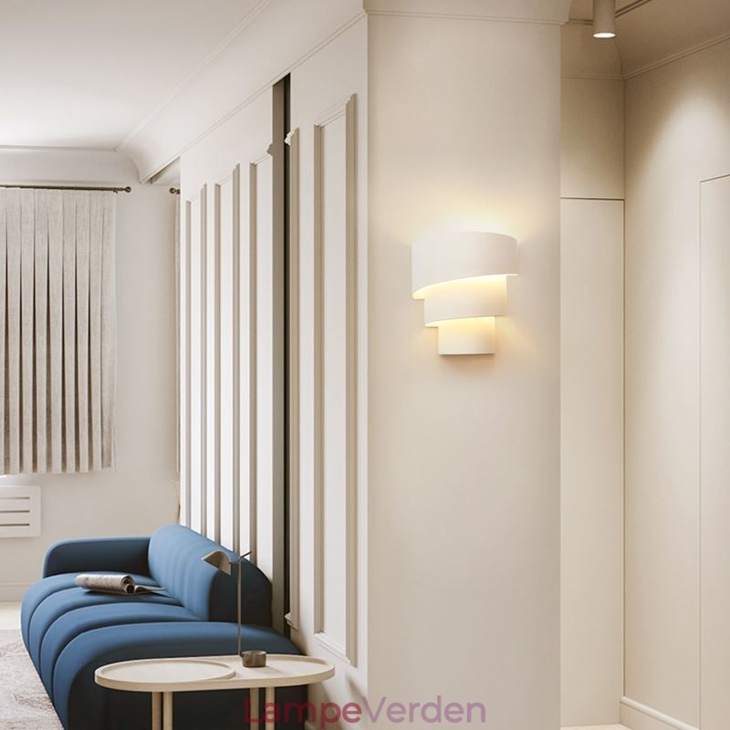 Moderne Minimalistisk Væglampe Spiral Kage Sconce Light Bedside