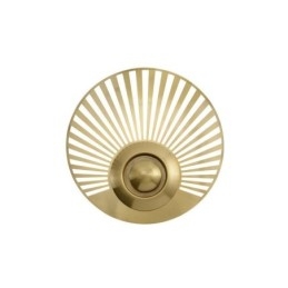 Nordic Messing Væglampe Udhulet Rund Form Sconce Light
