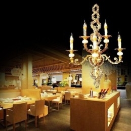 Europæisk væglampe Luksuriøs kronblad væglampe Jade dekorationslampe Sengelampe