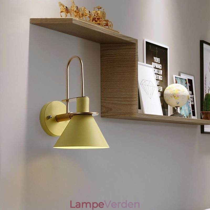 Nordic Wall Light Makron Style Wall Sconce Creative Mirror front Lamp Light
