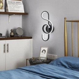 Væglampe Minimalistisk Akryl Note Væglampe