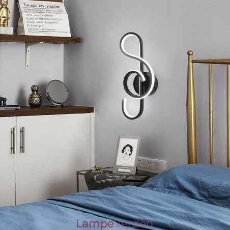 Væglampe Minimalistisk Akryl Note Væglampe Væglampe Minimalistisk Akryl Note Væglampe