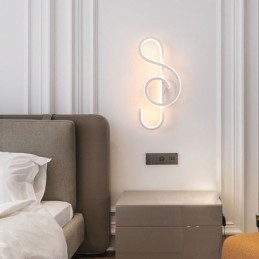 Væglampe Minimalistisk Akryl Note Væglampe