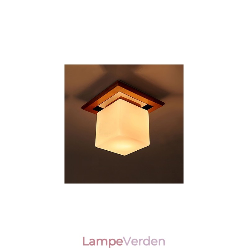 Flush Mount Mini Style Modern Contemporary Wood