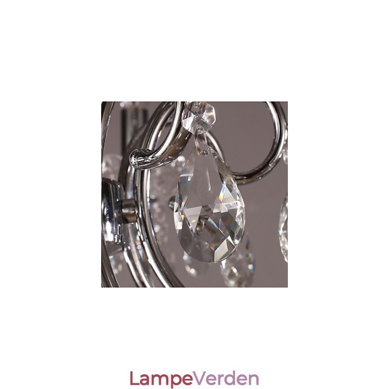 Traditionel klassisk krystal krom metal lysekrone