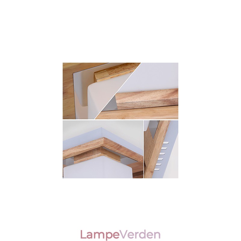 Flush Mount Mini Style Modern Contemporary Wood