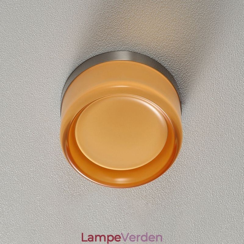 Væglampe Moderne Minimalistisk Akryl Enkelt Hoved Rundt Smedejern Lille Væglampe