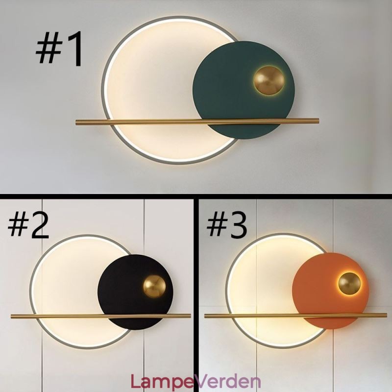 Væglampe Rund Have Smedejern Væglampe