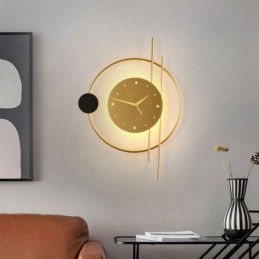 Ur Væglampe Moderne Minimalistisk Smedejerns Væglampe Og