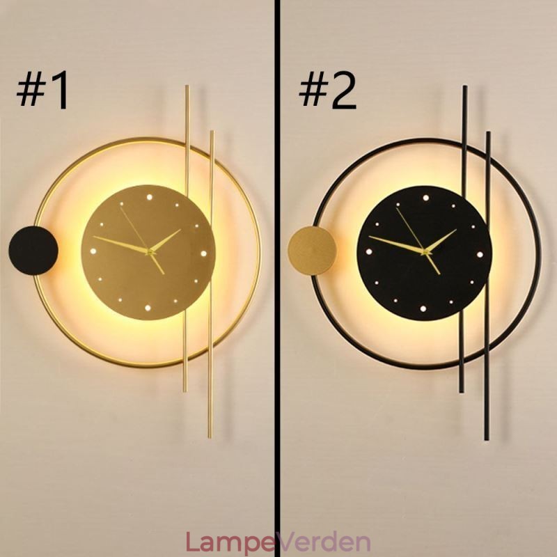 Ur Væglampe Moderne Minimalistisk Smedejerns Væglampe Og