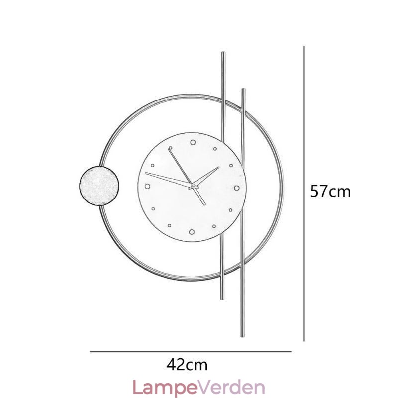 Ur Væglampe Moderne Minimalistisk Smedejerns Væglampe Og
