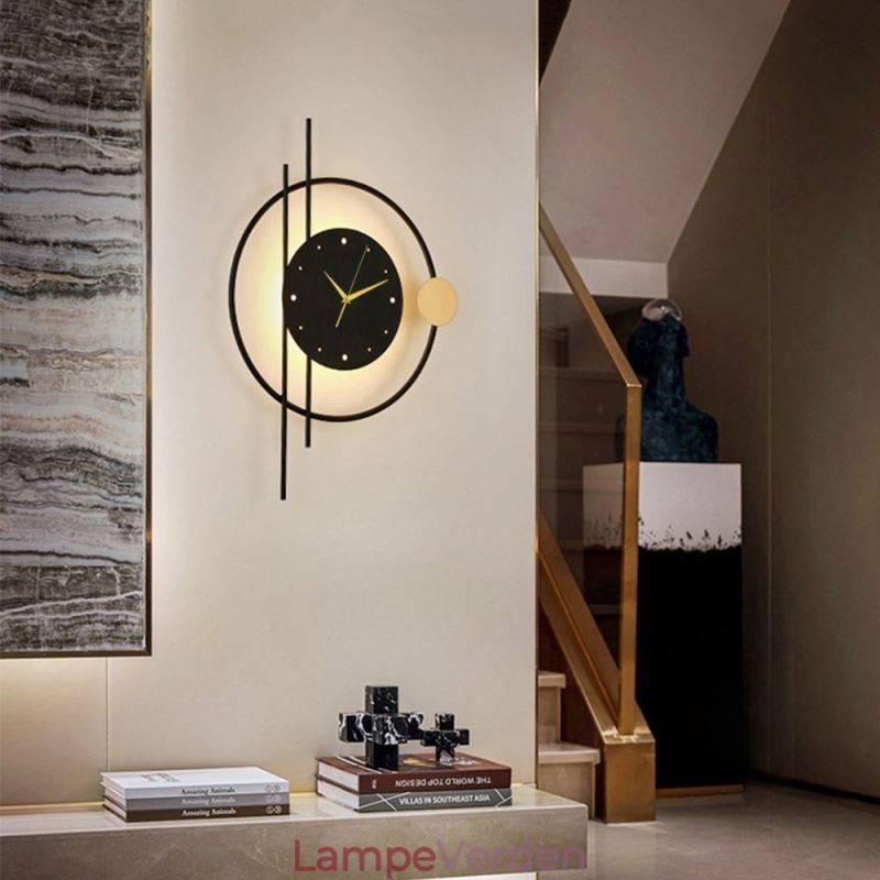 Ur Væglampe Moderne Minimalistisk Smedejerns Væglampe Og