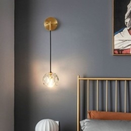 Moderne Væglampe Kreativ Krystal Væglampe