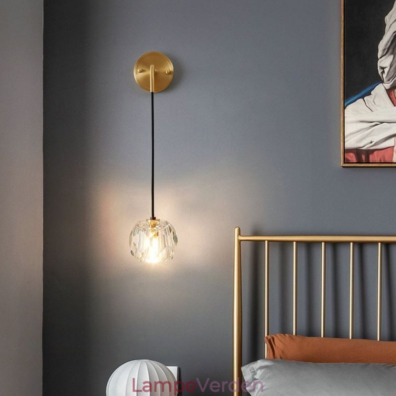 Moderne Væglampe Kreativ Krystal Væglampe