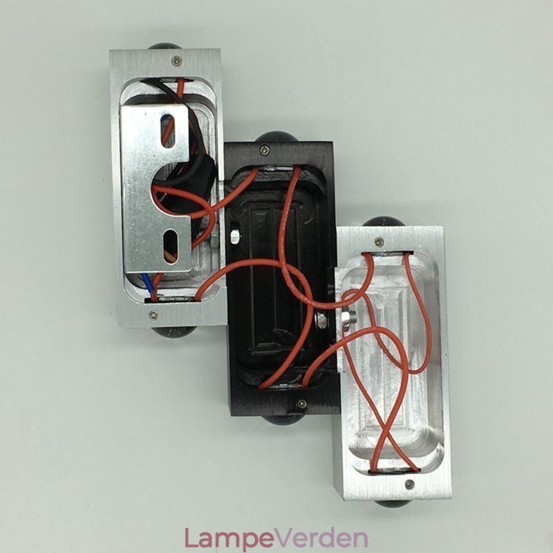 Moderne væglamper op og ned væglampe i aluminium