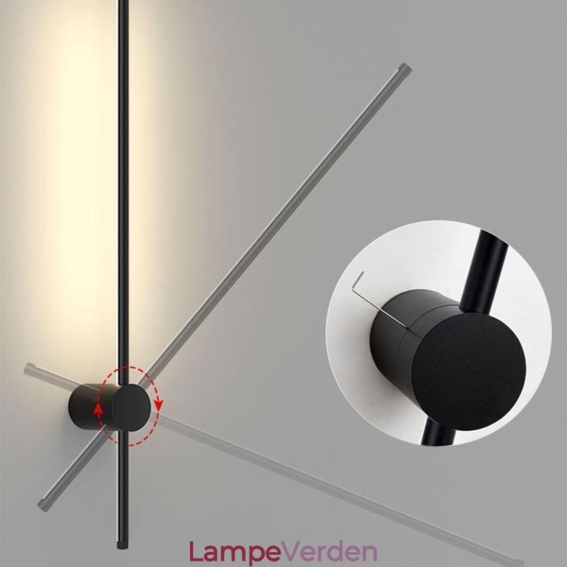 Moderne Lang Væglampe Sengebordsdekor Lampe Gang