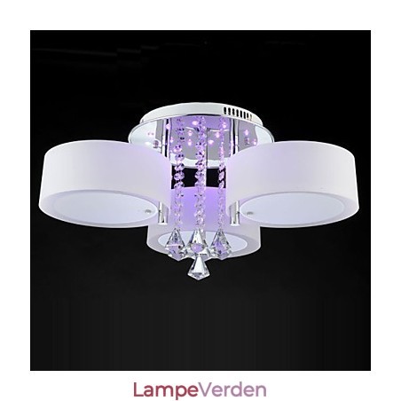 Fjernbetjening Flush Mount Crystal Modern Contemporary Fjernbetjening Flush Mount Crystal Modern Contemporary