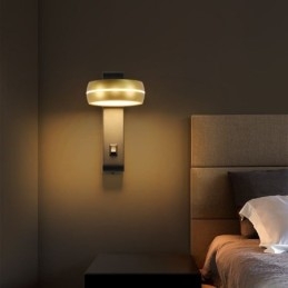 Drejelig væglampe Moderne Minimalistisk Sconce Light