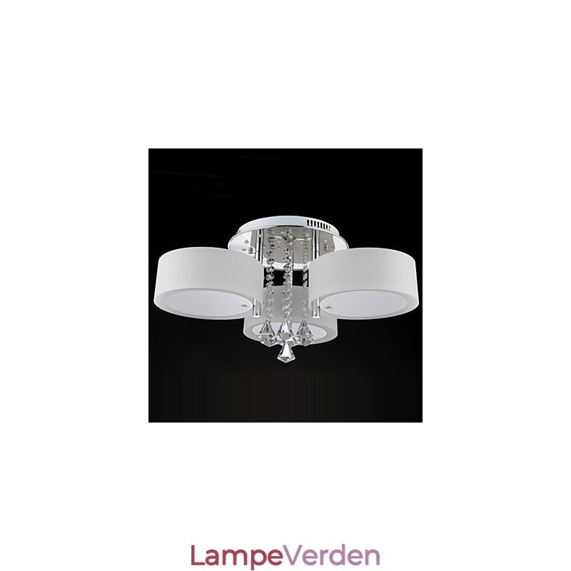 Fjernbetjening Flush Mount Crystal Modern Contemporary