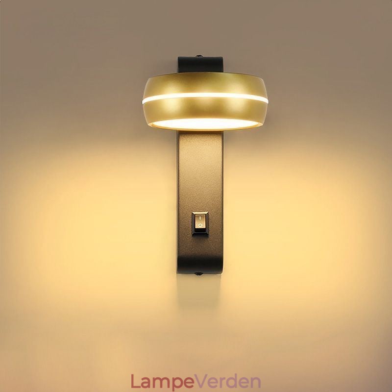 Drejelig væglampe Moderne Minimalistisk Sconce Light