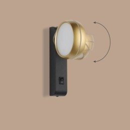Drejelig væglampe Moderne Minimalistisk Sconce Light