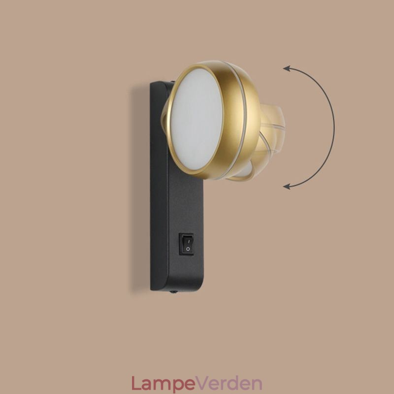 Drejelig væglampe Moderne Minimalistisk Sconce Light