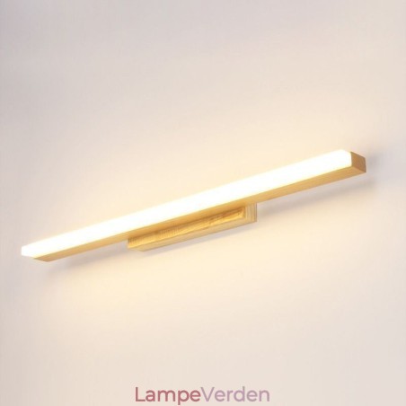 Spejllys Væglampe i massivt træ Moderne Sconce Væglampe Spejllys Væglampe i massivt træ Moderne Sconce Væglampe