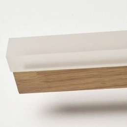 Spejllys Væglampe i massivt træ Moderne Sconce Væglampe