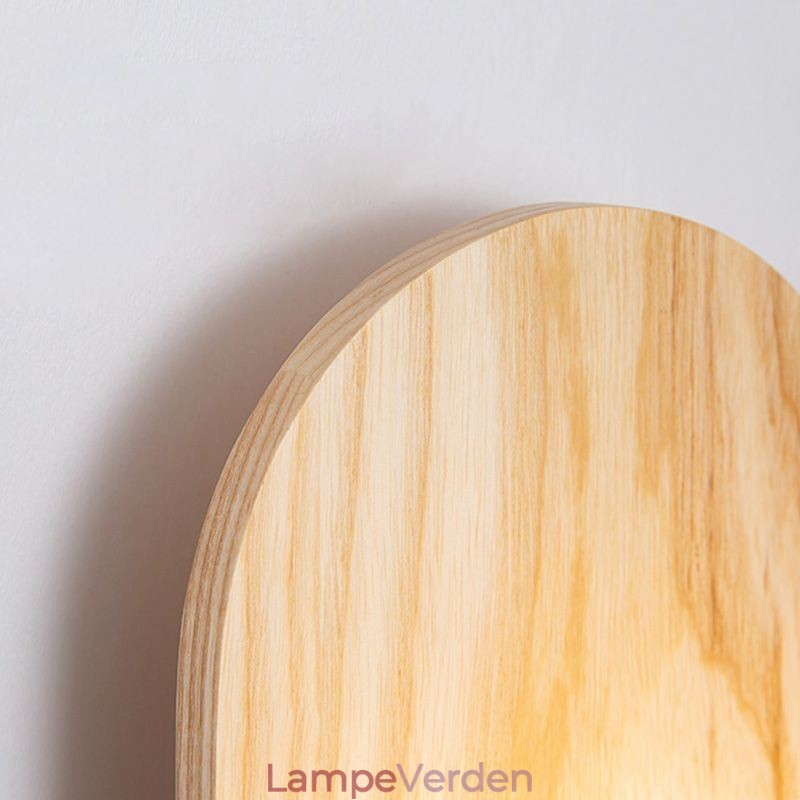 Dekoration Væg Trælampe Entré Ganglys Nordic Bedside Wall Light