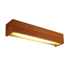 Japansk stil træ væglamper Lampe Badeværelse Home Wall Sconce