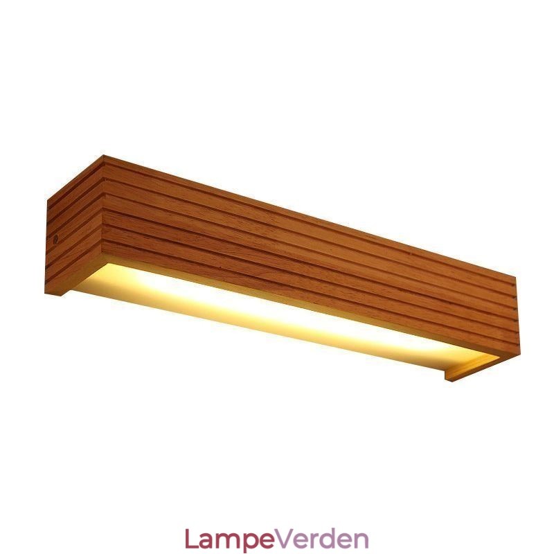 Japansk stil træ væglamper Lampe Badeværelse Home Wall Sconce