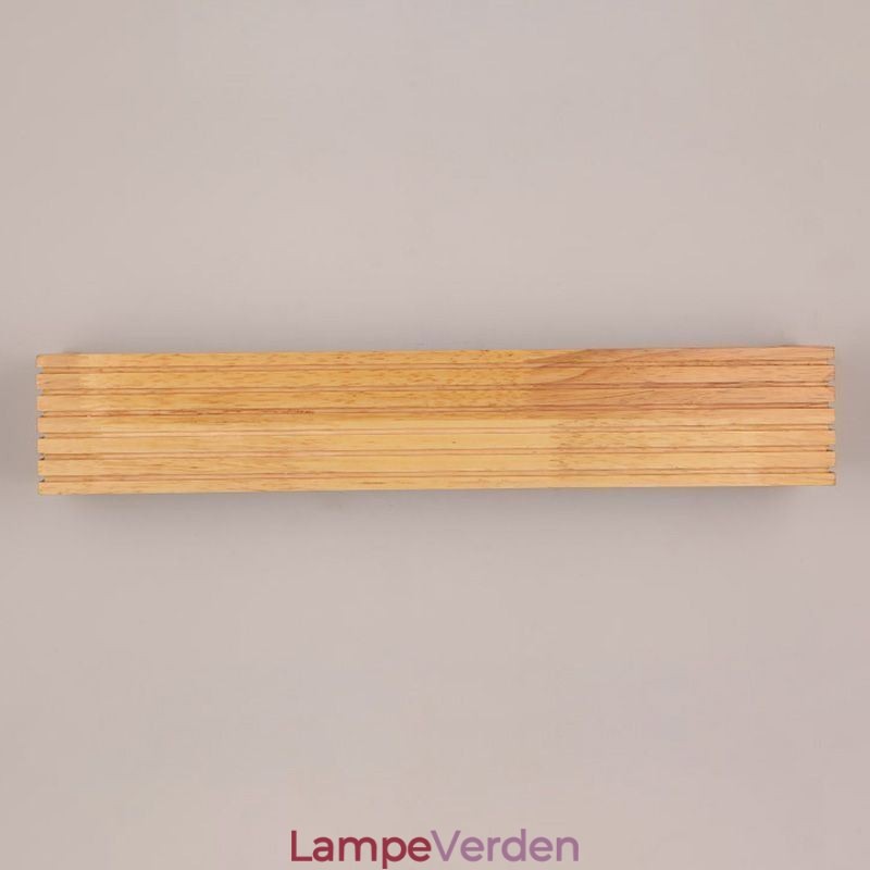 Japansk stil træ væglamper Lampe Badeværelse Home Wall Sconce