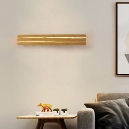 Moderne Træ Væglampe Entré Ganglys Nordic Bedside Væglampe