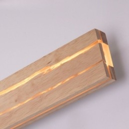 Moderne Træ Væglampe Entré Ganglys Nordic Bedside Væglampe