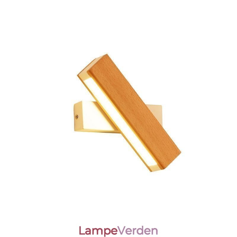 Europa Væglampe i massivt træ Sengevægsbelysning Moderne Simplicity Lamper